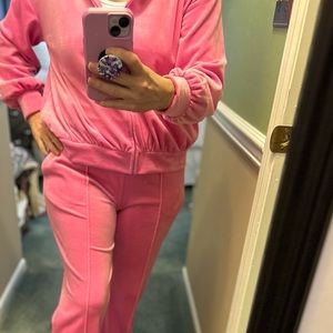 Wonder Nation Soft Velour Girls Jogger Set New With Tags Removed Size XL 14-16